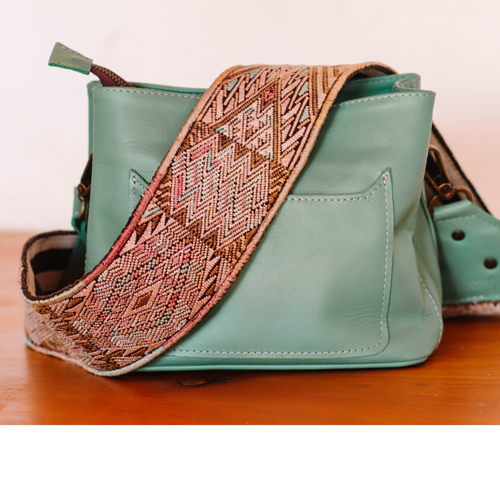PRE-ORDER Daisy Bucket Bag in Teal