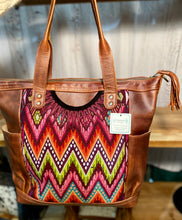 Load image into Gallery viewer, GABRIELLA Large Convertible Day Bag - Leather Pocket