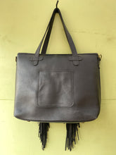 Load image into Gallery viewer, ISABELLA with Fringe Large Tote 0013