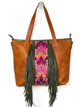 Load image into Gallery viewer, ISABELLA with Fringe Large Everyday Tote 0010