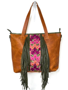 ISABELLA with Fringe Large Everyday Tote 0010