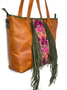 ISABELLA with Fringe Large Everyday Tote 0010