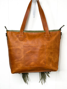 ISABELLA with Fringe Large Everyday Tote 0010