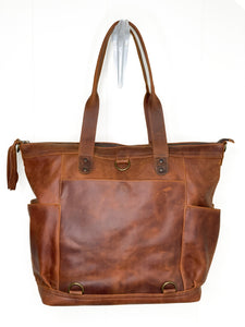 GABRIELLA Large Convertible Day Bag - Leather Pocket 0021