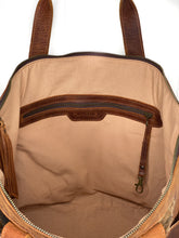 Load image into Gallery viewer, GABRIELLA Large Convertible Day Bag - Leather Pocket 0021