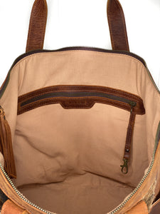 GABRIELLA Large Convertible Day Bag - Leather Pocket 0021