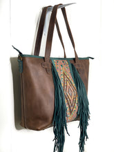 Load image into Gallery viewer, ISABELLA with Fringe Large Tote 0011