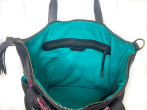 GABRIELLA Large Convertible Day Bag - Leather Pocket 0020