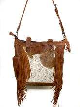 Load image into Gallery viewer, ELENA Medium Convertible Day Bag with Fringe - 0019
