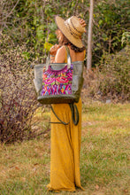 Load image into Gallery viewer, GABRIELLA Large Convertible Day Bag - Leather Pocket 0016