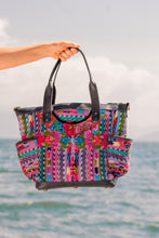 Load image into Gallery viewer, ELENA Medium Convertible Day Bag - Textile Pocket 0014