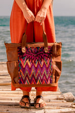 Load image into Gallery viewer, GABRIELLA Large Convertible Day Bag - Textile Pocket 0018