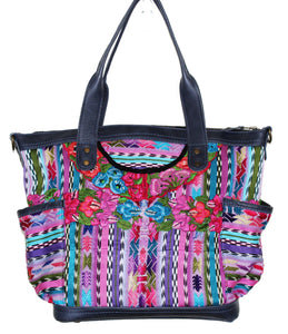 ELENA Medium Convertible Day Bag - Textile Pocket 0009