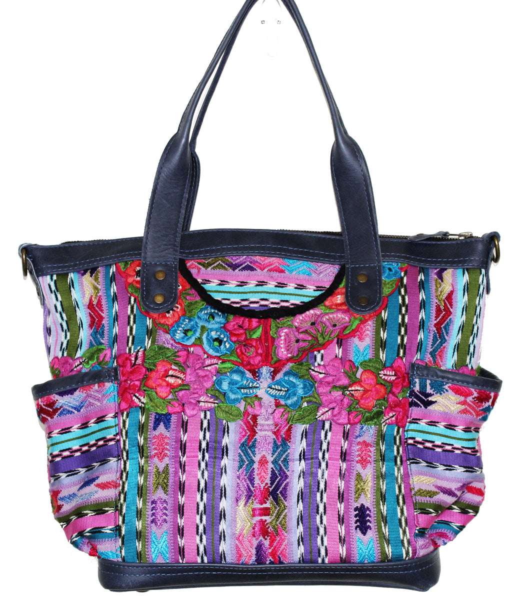ELENA Medium Convertible Day Bag - Textile Pocket 0009