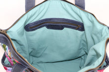 Load image into Gallery viewer, ELENA Medium Convertible Day Bag - Textile Pocket 0009
