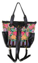 Load image into Gallery viewer, ELENA Medium Convertible Day Bag - Leather Pocket 0006