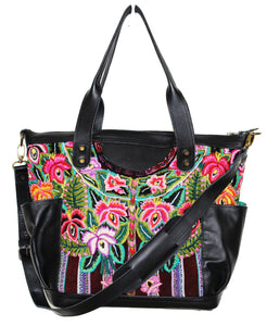 ELENA Medium Convertible Day Bag - Leather Pocket 0006