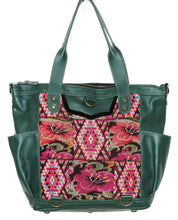 Load image into Gallery viewer, ELENA Medium Convertible Day Bag - Leather Pocket 0012