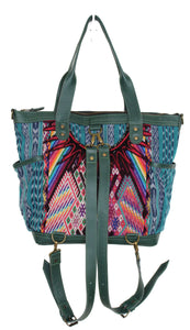 ELENA Medium Convertible Day Bag - Textile Pocket 0013