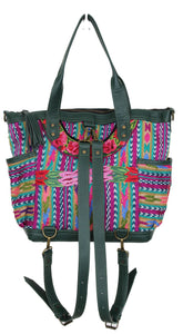 ELENA Medium Convertible Day Bag - Textile Pocket 0014