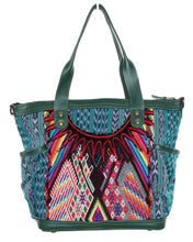 Load image into Gallery viewer, ELENA Medium Convertible Day Bag - Textile Pocket 0013