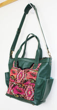 Load image into Gallery viewer, ELENA Medium Convertible Day Bag - Leather Pocket 0012