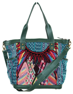 ELENA Medium Convertible Day Bag - Textile Pocket 0013