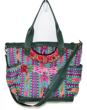 Load image into Gallery viewer, ELENA Medium Convertible Day Bag - Textile Pocket 0014