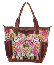 Load image into Gallery viewer, ELENA Medium Convertible Day Bag - Leather Pocket 0004