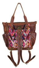 Load image into Gallery viewer, ELENA Medium Convertible Day Bag - Leather Pocket 0011
