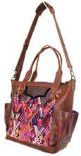 Load image into Gallery viewer, ELENA Medium Convertible Day Bag - Leather Pocket 0011