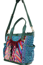 Load image into Gallery viewer, ELENA Medium Convertible Day Bag - Textile Pocket 0013