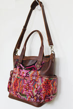 Load image into Gallery viewer, ELENA Medium Convertible Day Bag - Textile Pocket 0010