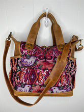 Load image into Gallery viewer, MoonLake Designs Elena Medium Convertible Day bag in light tan leather adjustable and removable crossbody strap