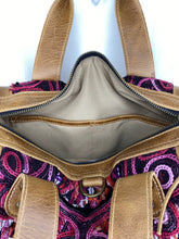 Load image into Gallery viewer, ELENA Medium Convertible Day Bag - Textile Pocket 0003