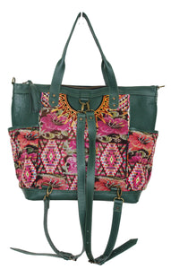 GABRIELLA Large Convertible Day Bag - Textile Pocket 0012