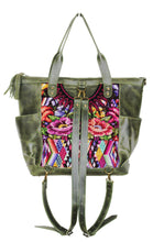 Load image into Gallery viewer, GABRIELLA Large Convertible Day Bag - Leather Pocket 0016