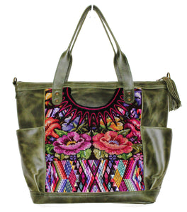 GABRIELLA Large Convertible Day Bag - Leather Pocket 0016