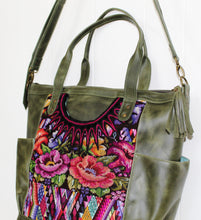 Load image into Gallery viewer, GABRIELLA Large Convertible Day Bag - Leather Pocket 0016