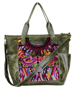 GABRIELLA Large Convertible Day Bag - Leather Pocket 0016