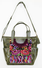 Load image into Gallery viewer, GABRIELLA Large Convertible Day Bag - Leather Pocket 0016