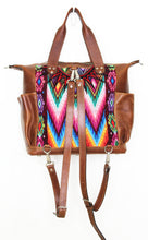 Load image into Gallery viewer, GABRIELLA Large Convertible Day Bag - Leather Pocket 0009