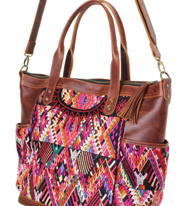 GABRIELLA Large Convertible Day Bag - Textile Pocket 0010