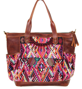 GABRIELLA Large Convertible Day Bag - Textile Pocket 0010
