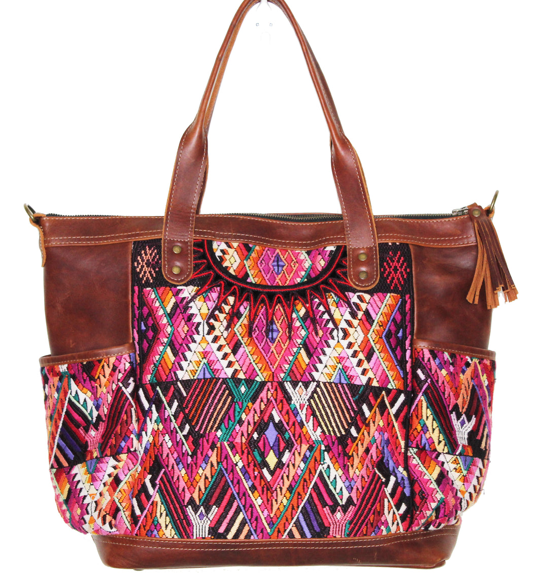 GABRIELLA Large Convertible Day Bag - Textile Pocket 0010