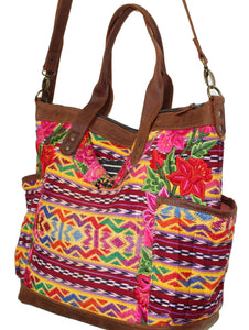 GABRIELLA Large Convertible Day Bag - Textile Pocket 0011