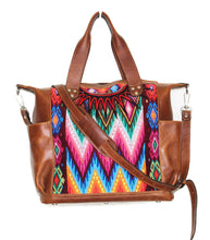 Load image into Gallery viewer, GABRIELLA Large Convertible Day Bag - Leather Pocket 0009
