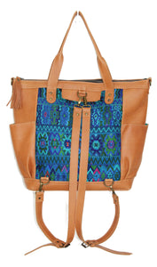 GABRIELLA Large Convertible Day Bag - Leather Pocket 0017