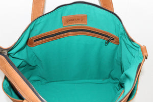 GABRIELLA Large Convertible Day Bag - Leather Pocket 0017