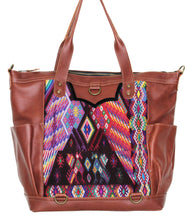 Load image into Gallery viewer, GABRIELLA Large Convertible Day Bag - Leather Pocket 0013
